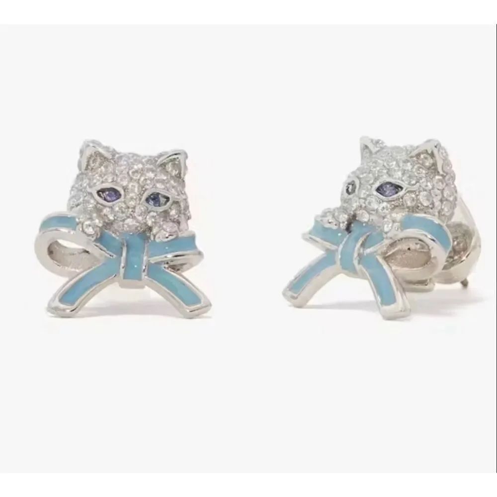 Kate Spade NEW earrings - Pretty Kitty Pavé stud earrings